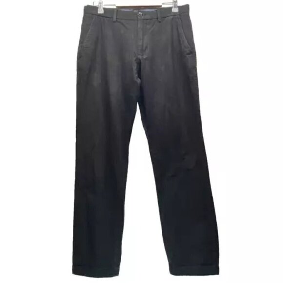 Banana Republic Kentfield Pant Men's 32x32 Dark Navy Casual Comfort Pants - Picture 1 of 9